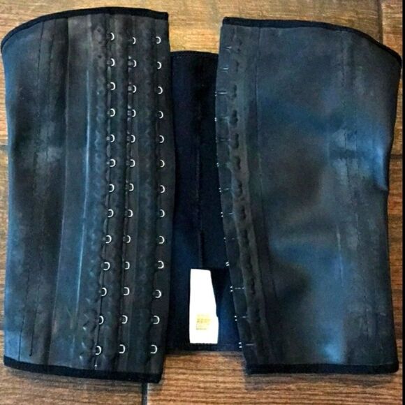 ANN CHERY BLACK TRAINER CORCET SIZE 32 - Picture 1 of 9